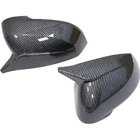 Stück Carbonfaser-Seitenspiegelkappen für BMW X1 U11 U12 2023 2024 (inkl. Hupengehäuse) – Autozubehör (1/4)