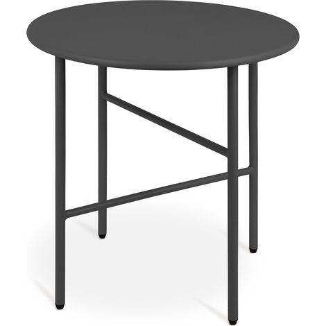 Bomoe Finn Beistelltisch Ø 44x46cm Schwarz
