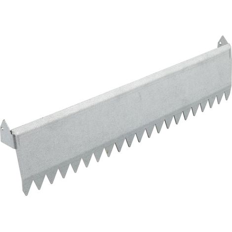 JU Entnahmesperre gezackt für Hausbrieffach 375mm, Stahl verzinkt