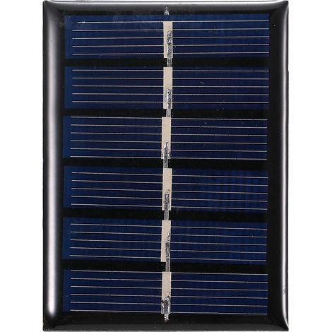 Mini 0,3W 3V polykristallines Silizium-Solarpanel DIY Tragbare wasserdichte Camping-Solarzelle
