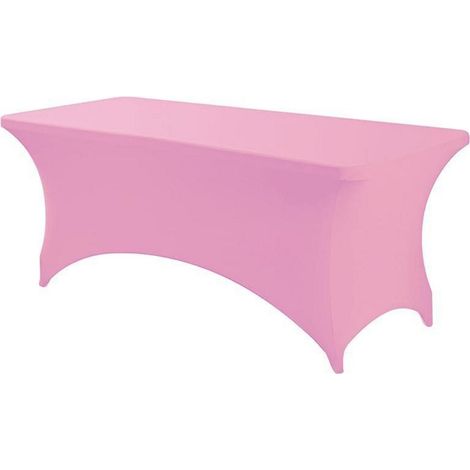 Housse de table de massage élastique, 183x76x76cm, Rose