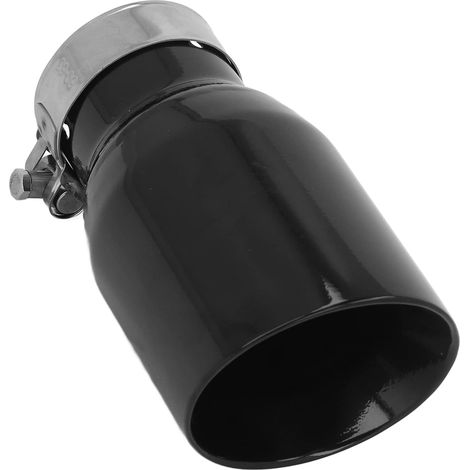 Embout d’Échappement Incliné 60-89mm, Acier Inoxydable, Entrée 60mm Sortie 89mm, Longueur 160mm, avec Collier de Serrage (1/5)