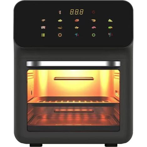 Friteuse sans huile 15 L – Cuisson intelligente 110 V – Faible en gras pour plats sains – Appareil ménager multifonctionnel (1/4)