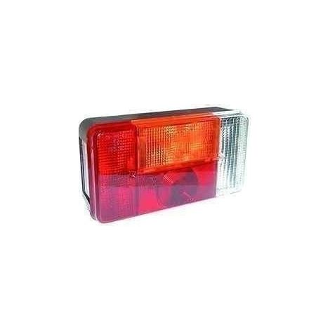 Feu RADEX 5001 droit 5 fonctions avec feu de recul pour caravane ou remorque