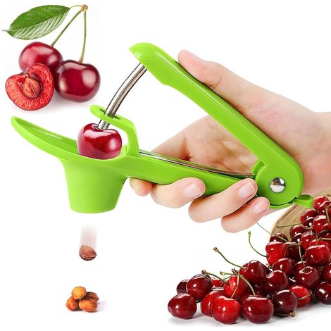 1 Dénoyauteur,Acier Inoxydable,Silicone Alimentaire,Cerises Olives,Cuisine