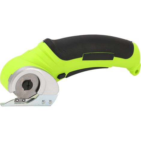 Ciseaux électriques sans fil 240RPM, coupe-tissu portatif rechargeable pour tapis et mousse, vert clair (1/5)