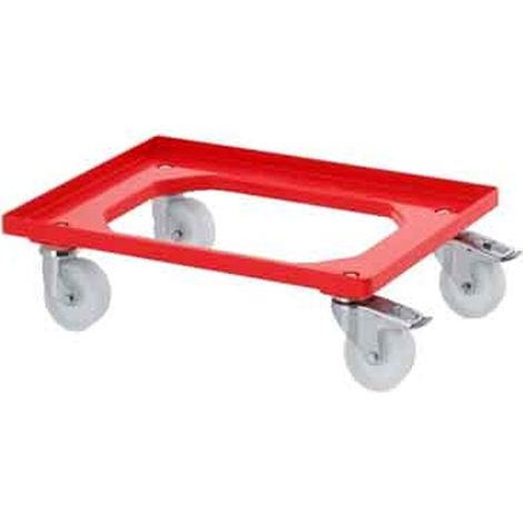 CARRELLO PER CASSETTE ALIMENTI 62x42x14h cm