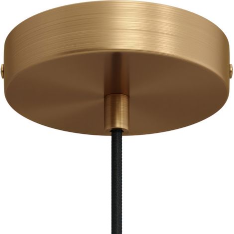 Kit rosone cilindrico in metallo  Cilindrico - Bronzo satinato - No