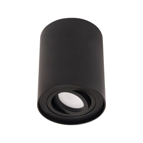 Spot plafond tube noir Ø9,5 BASIC ROUND GU10 50W Maxlight