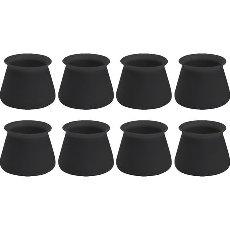 Protecteur De Pied De Chaise En Silicone - 8 Pièces - Pour Pieds Ronds Et Carrés - Réduction Du Bruit Et Protection Des Sol - 4 Tailles (1/5)