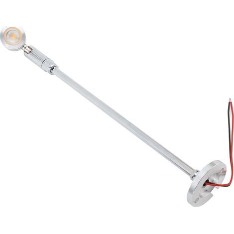 Mini LED spotlight for jewelry display cases, vertical cabinet light, eye care, stable heat dissipation, warm silver, DC 12V (1/5)