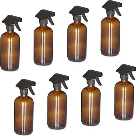 Flacon pulvérisateur Verre 500 ml Lot de 8