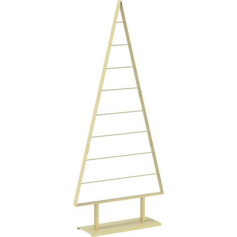 Metal Christmas Tree with Triangle Stand KUOPIO 180 cm Steel vidaXL