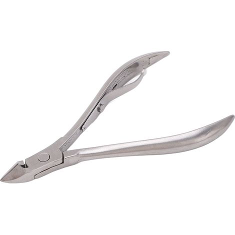 Diagonalzange mit gebogenen Backen, verchromt, Edelstahl C45, Werkzeug für Reparatur und Wartung (1/5)