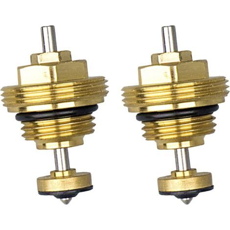 M30 x 1,5 - Vanne de retour pour collecteur de chauffage au sol - Pour actionneur UFH - Distributeur d'eau - Accessoires de systèmes de chauffage central (2 pièces) (1/4)