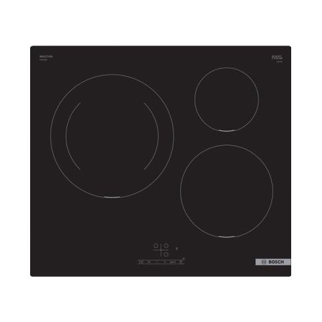 Bosch – Plaque induction 3 foyers 4600W – TouchSelect – PowerBoost jusqu'à 50% – Timer avec fonction arrêt – Sécurité enfant