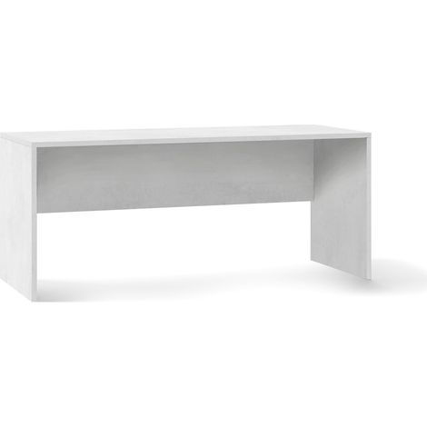 Kit scrivania ufficio h76 l180 p69 cm finitura bianco ossido sarmog db630k - Sarmog (1/7)