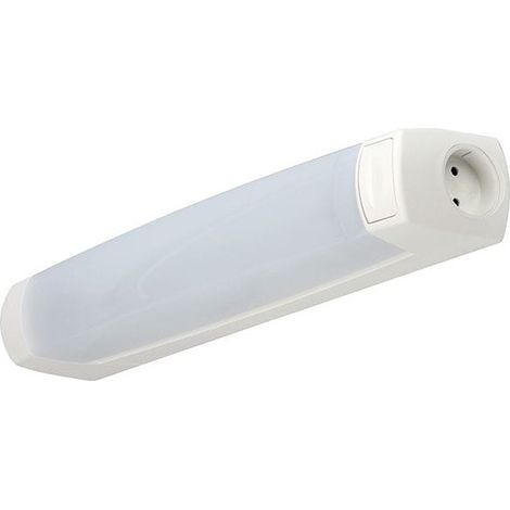 L'Ebenoïd 055318 réglette salle de bains led EO s19 led - 7w - 3000k - 400 lm - inter + pc - white