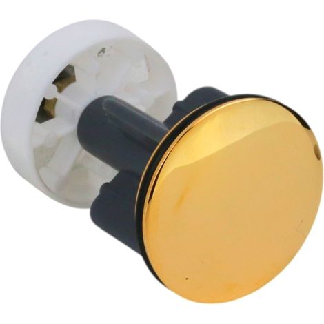 Tappo di ricambio universale per piletta di scarico con salterello colore oro CGS T007L.12  Oro