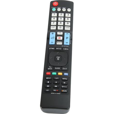 Télécommande universelle compatible LG 32LS5700, 42LS5700, 47LS5700, 55LS5700, 42LG20, 42LG20UM, 42PM4MWA, 42WS10BAAL, 4341506 (1/5)