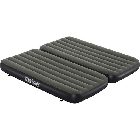 3-in-1 Luftbett Schwarz und Grau 188x99x25 cm Bestway