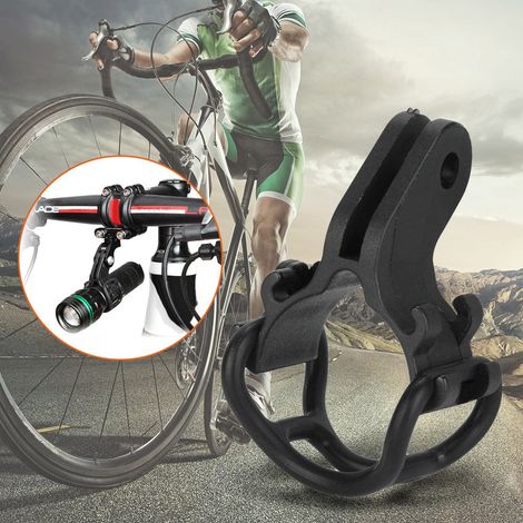 Support de lampe vélo universel, fixation GoPro et éclairage cycliste, accessoire de montage pour phare et caméra. (1/5)