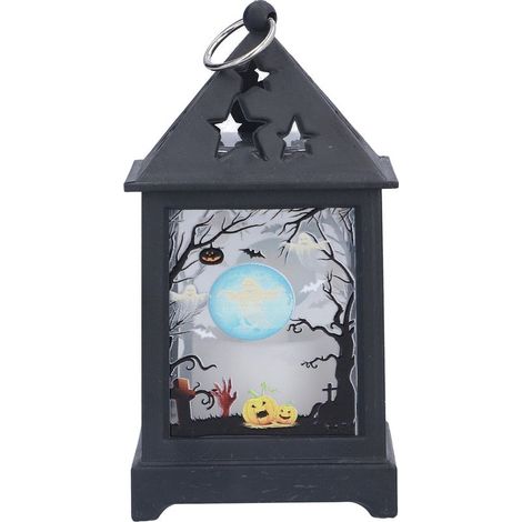 Lanternes LED décoratives Halloween squelette, veilleuse innovante pour fête, ornement de bureau (1/5)