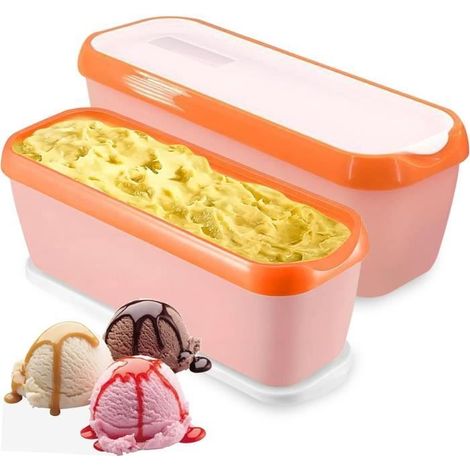 Bac à Glace - Non spécifié - 28 x 10 x 9,7 cm - Plastique sans BPA - Couvercle hermétique - Réutilisable