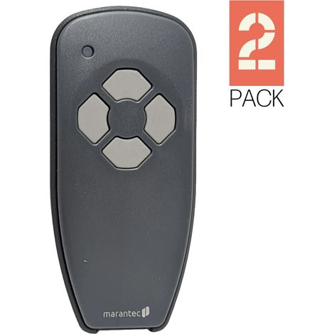 DIGITAL D384-433 MHz Télécommande 4 boutons MARANTEC Pack de 2 (1/2)