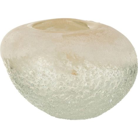 Vase Boule en Verre "Sumina" 13cm Beige (1/3)