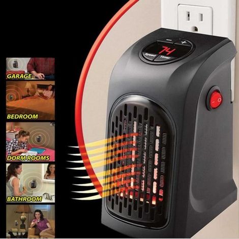 Chauffage Électrique - HUIXIN - Electric Heater - 400W - Portable - Autoportant (1/4)