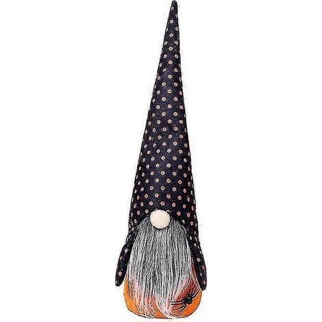 poupée d'Halloween sans visage, poupée gnome exquise, jolie décoration de vitrine (1/3)