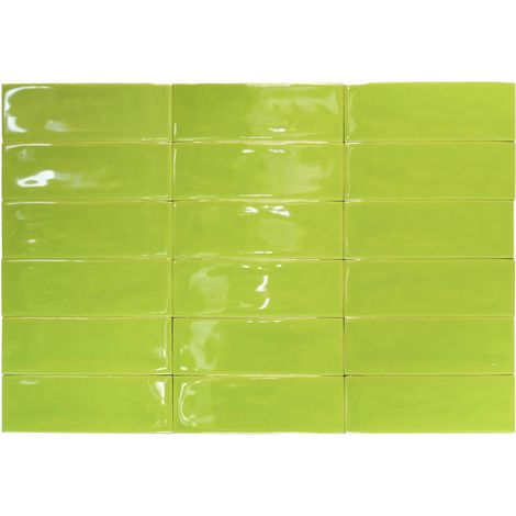 Altea Pistache Série Revêtement Porcelanique Premium 5x15 cm. (1/2)