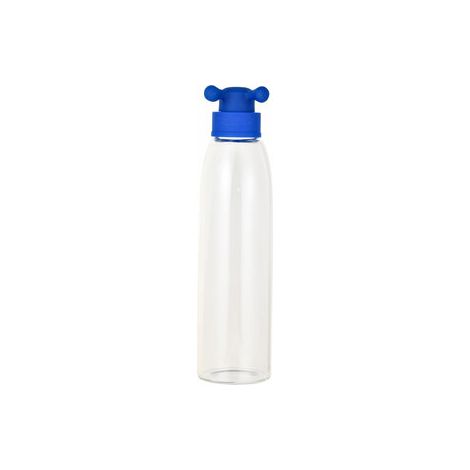 BOTELLA DE AGUA 500ML BOROSILICATO TAPA AZUL DE GRIFO-RAINBOW