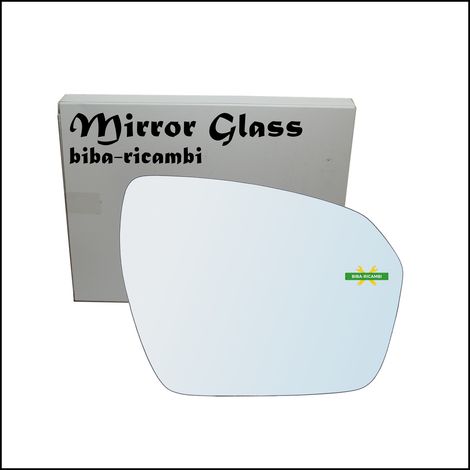 Vetro specchio retrovisore cromato lato dx-passeggero per lR evoque i (l538) da (1/2)