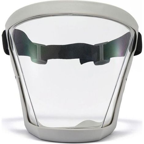 Ecran facial de protection, écran facial complet antibuée, écran facial complet de protection, écran facial bionique transparent HD, écran facial de sécurité, sangles réglables, résistant à la poussiè (1/4)