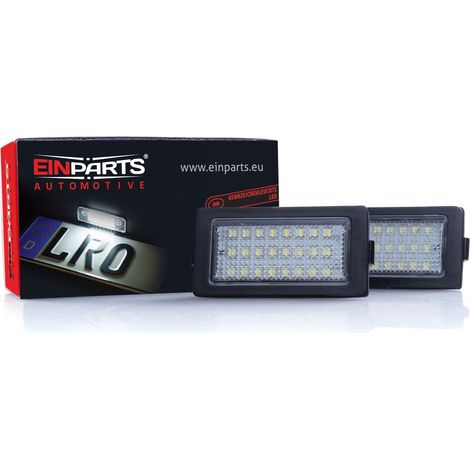 Luces LED para matrícula, 6000 K, blanco frío, 12 V, CANBUS, para BMW E38 (1995-2001) (1/4)