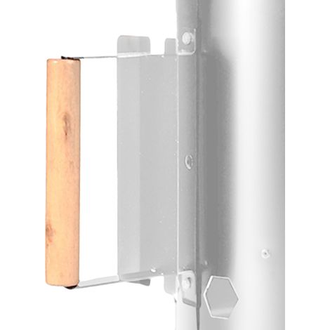 Allumeur cheminée pour charbon de bois blanc, en acier inoxydable résistant aux hautes températures, pour un allumage rapide. Idéal pour la cuisson en extérieur. (1/5)