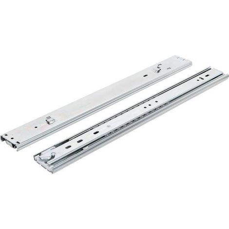 Rails de Tiroir pour Servante d Atelier - 2 pcs 40,2 x 5,2 x 4,2 cm - Acier Robuste - Glisse Fluide et Résistance - D-Work