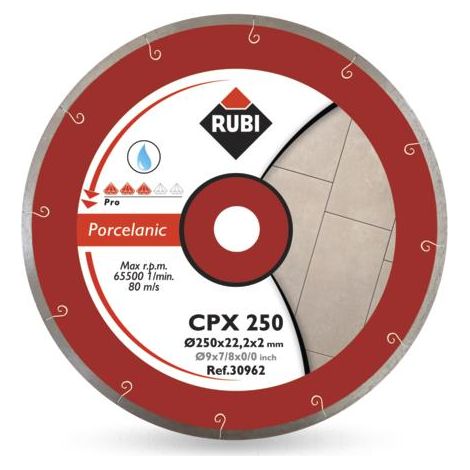 Rubi CPX 250 Pro Disco Diamante 250 mm J-SLOT