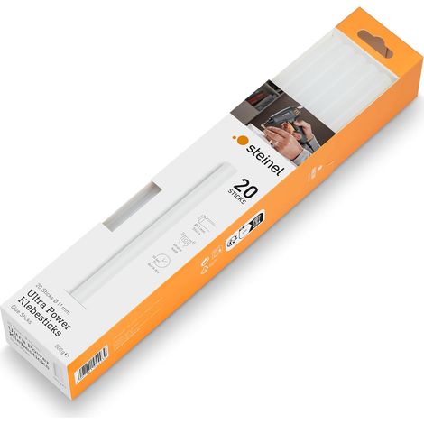 Bâtons de colle ULTRA POWER Ø 11 mm - stylo á colle chaude ultra puissante, longueur: 250 mm, 20 pièces (1/5)