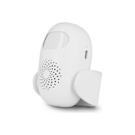 Sedea – Détecteur de mouvement infrarouge sans fil – Portée jusqu'à 8 mètres – Angle de détection 110° – Fixation murale ou plafond – Volume réglable (1/5)