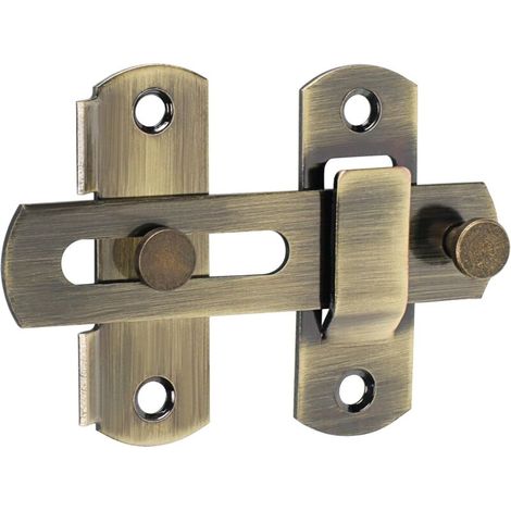 Loquet de porte à bascule, serrure de porte de grange robuste en acier inoxydable - Vert antique (1/5)