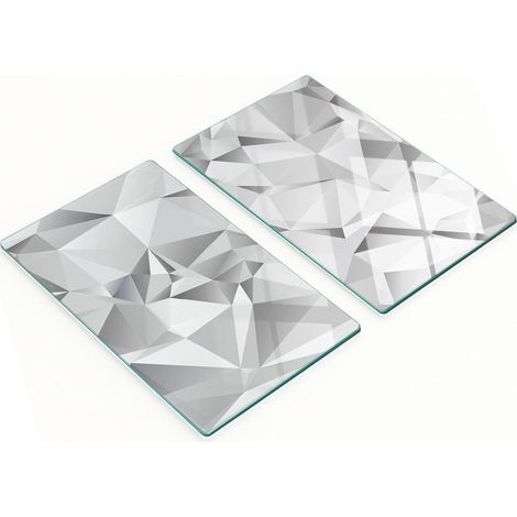 Tableros decorativos multifuncionales para cocina, de vidrio templado 3D, 2x30x52 cm.