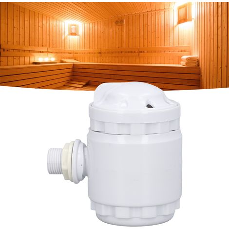 Sortie d'évacuation de steam G1/2 Thread Masque pour generateur de steam Fonction aromatherapie - Sortie de vapeur pour spa Sauna Douche (1/5)