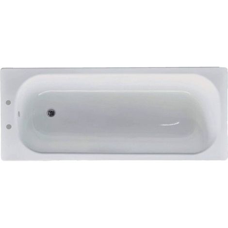 Contemporary Single Ended Bath, 1700 x 700 x 390mm, White