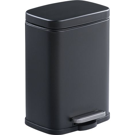 Pattumiera in Acciaio Inox con Pedale 5L Bianca Peraga Home
