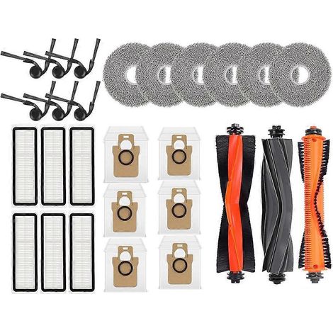 Accessoires pour aspirateur robot Xiaomi 5 Pro / OV21GL : brosse principale, filtre, lingette de nettoyage, sac à poussière (pièces de rechange) (1/5)