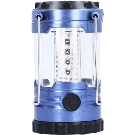 Tragbare 12-LED-Campinglaterne mit Griff, Zeltlampe für Wandern und Survival