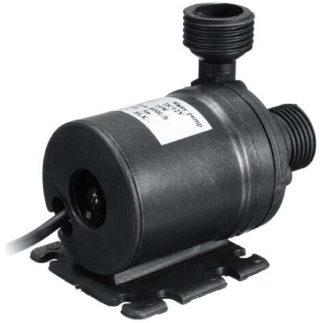 PA Aiperq DC12V 5M 800L/H Pompe Submersible Haute Performance à Faible Bruit Buse 4 Points Pompe à Courant Continu Sans Balai, Câble 50 Cm (1/5)